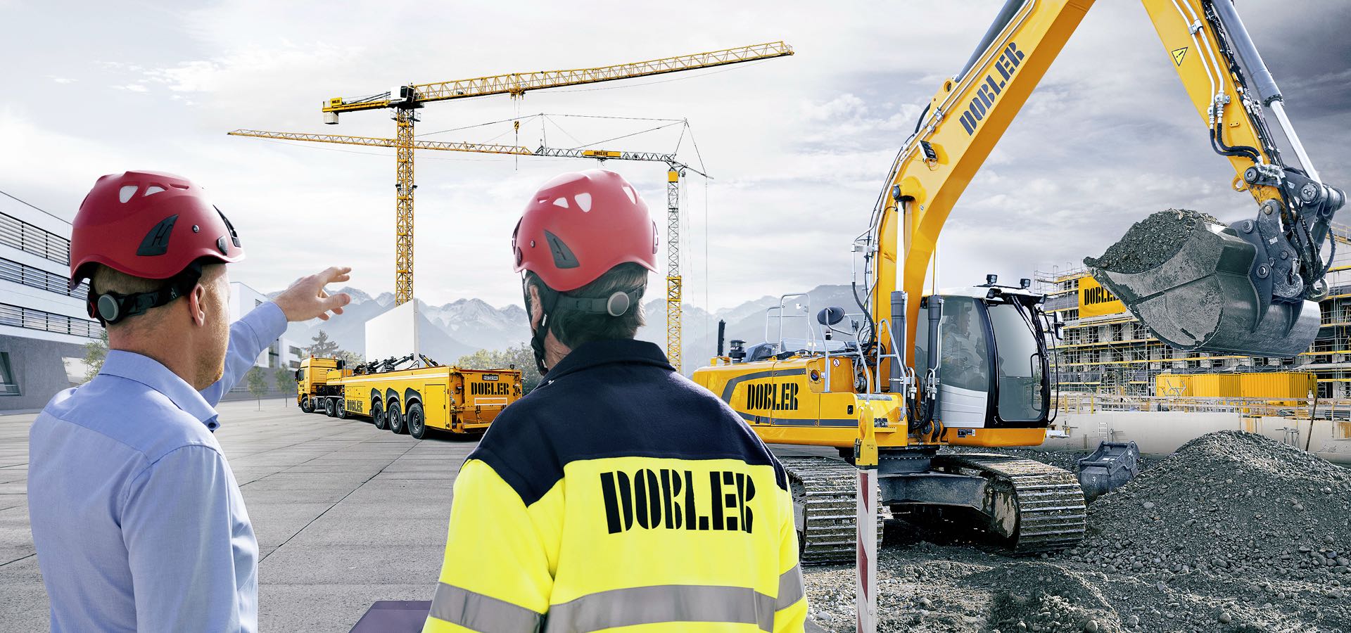Dobler Bau Bagger Baustelle Dobler Bau Bagger Baustelle