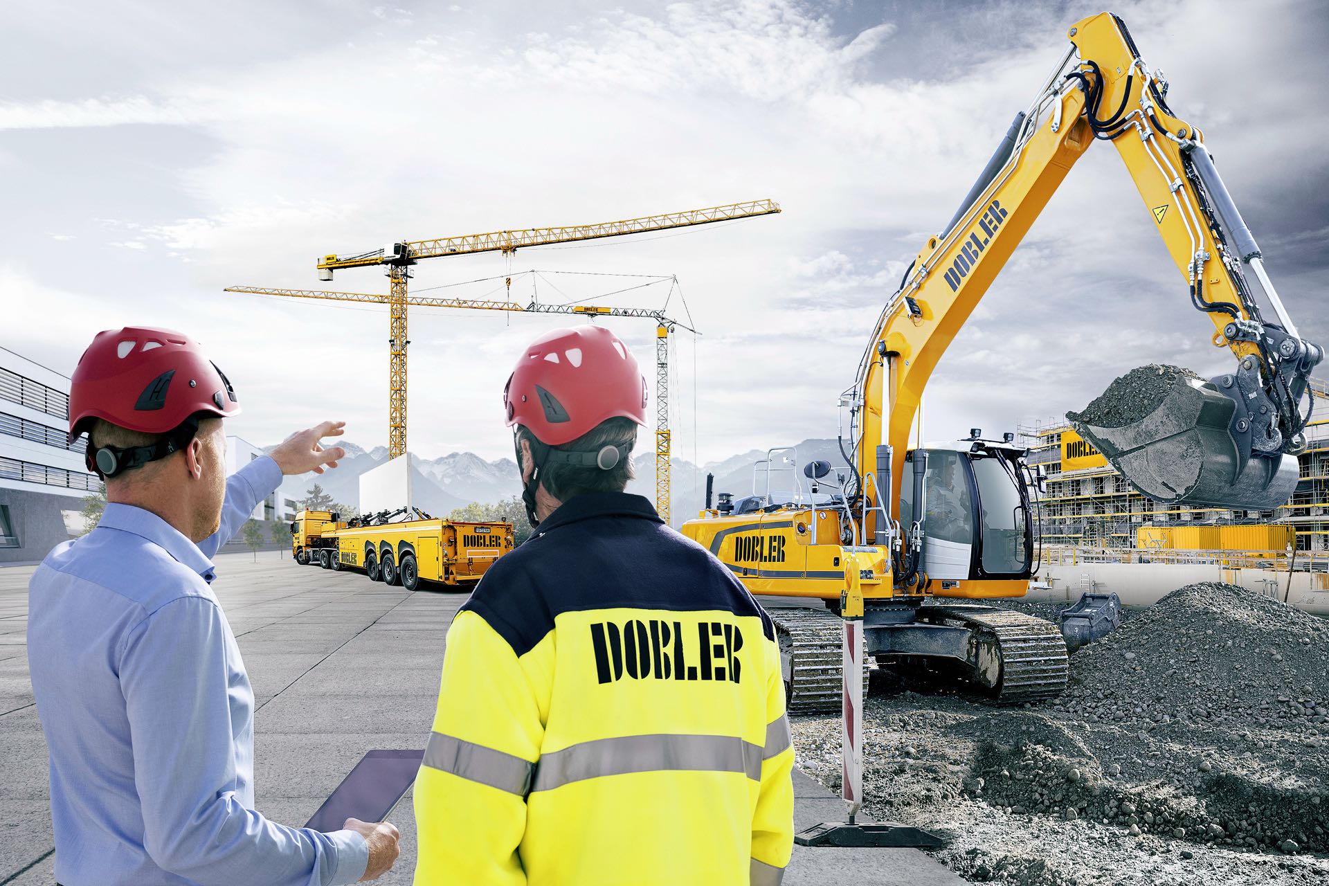 Dobler Bau Bagger Baustelle Dobler Bau Bagger Baustelle